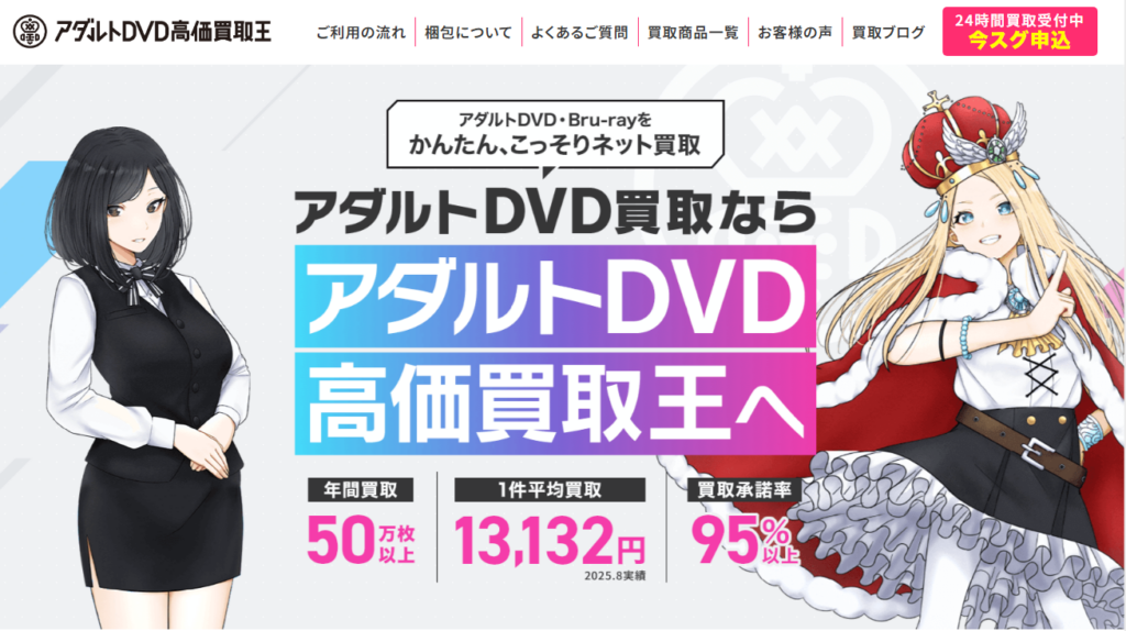 アダルトDVD高価買取王 TOP