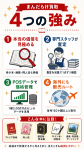 まんだらけ4つの強み